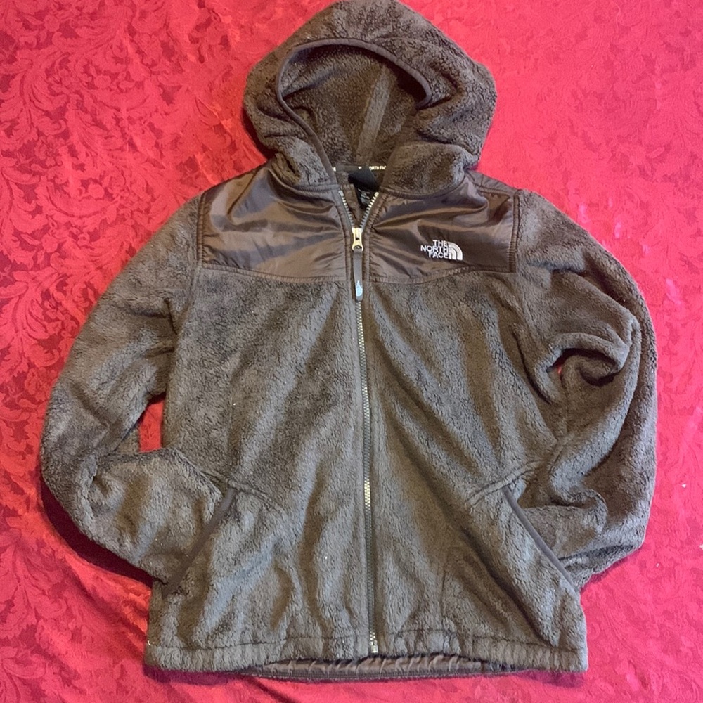 The North Face Brown Girls Zip Hoodie Large 14/16‎